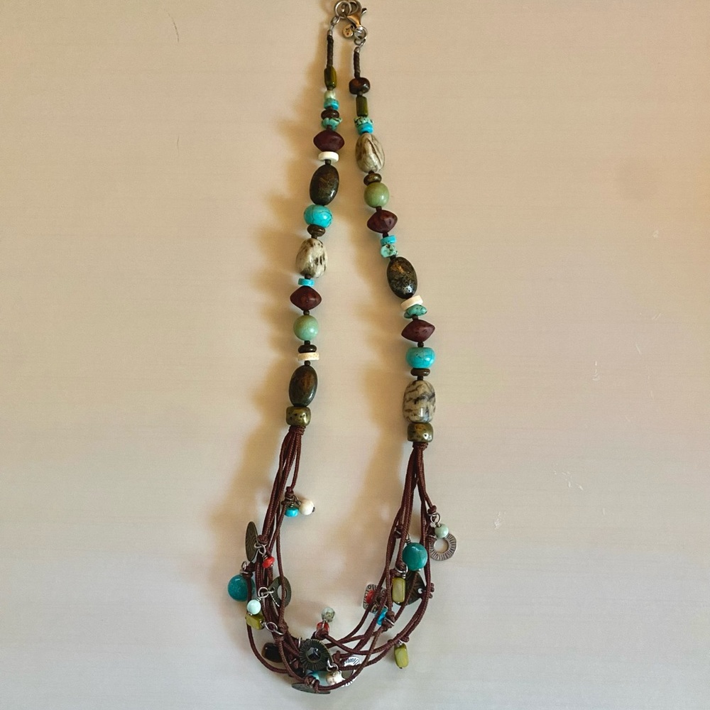 Retired Silpada multi-stone necklace
